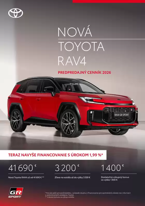 Katalóg Toyota v Nitra | Cennik nova rav4 2025 | 2026-01-01T00:00:00.000Z - 2026-12-31T00:00:00.000Z