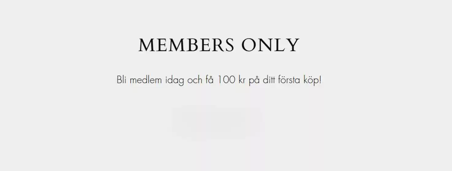 Members only!