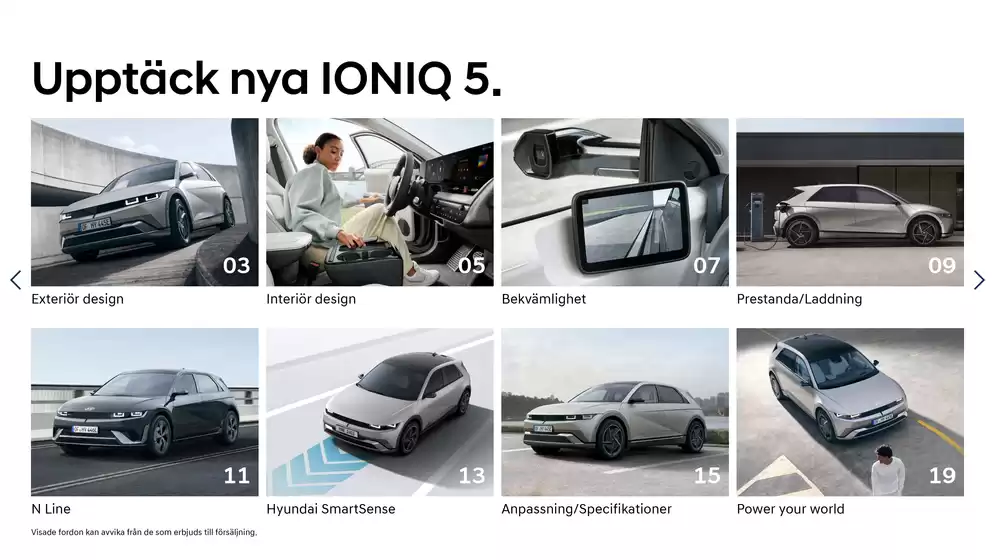 Hyundai Modellbroschyr Nya IONIQ 5