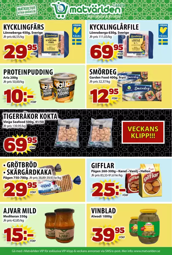 Veckans erbjudanden Tensta! 