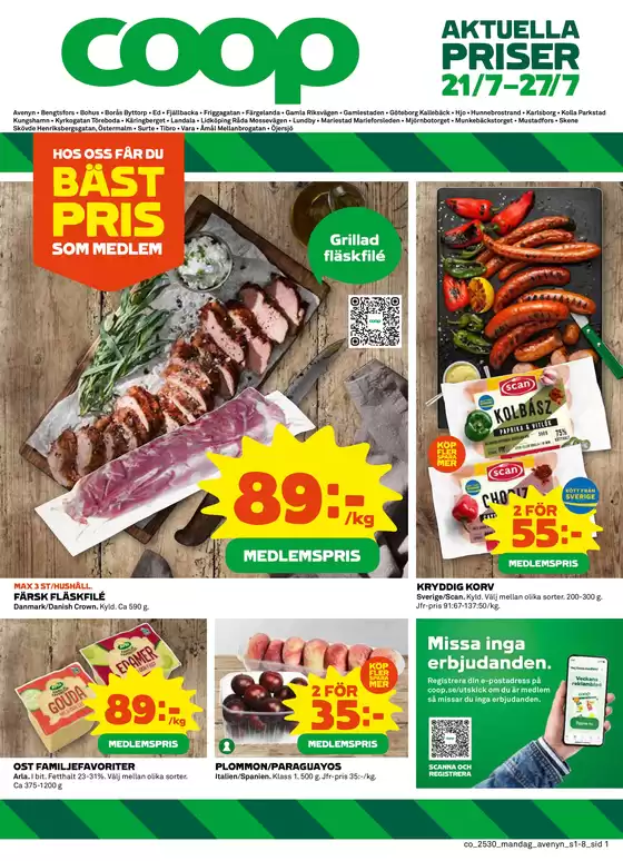 Coop-katalog | Nya erbjudanden att upptäcka | 2025-07-21T00:00:00.000Z - 2025-07-27T00:00:00.000Z