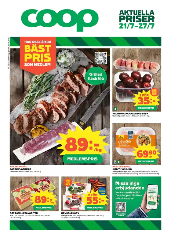 Coop-katalog | Fantastiskt erbjudande för alla kunder | 2025-07-21T00:00:00.000Z - 2025-07-27T00:00:00.000Z