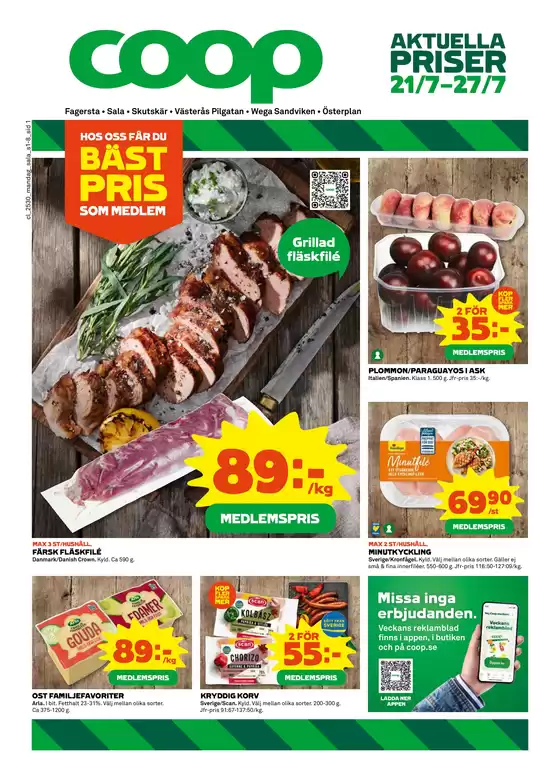 Coop-katalog i Mark | Fantastiskt erbjudande för fyndjägare | 2025-07-21T00:00:00.000Z - 2025-07-27T00:00:00.000Z