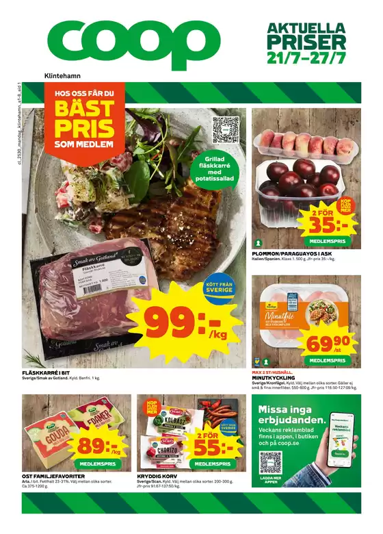 Coop-katalog | Specialerbjudanden för dig | 2025-07-21T00:00:00.000Z - 2025-07-27T00:00:00.000Z