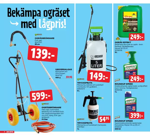 Jem&Fix reklamblad