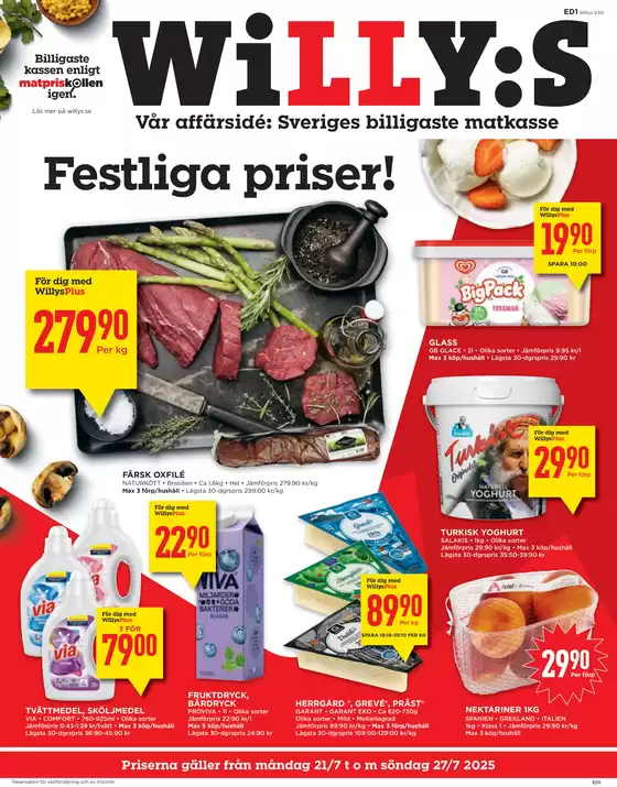 Willys-katalog i Hasselfors | Nya erbjudanden att upptäcka | 2025-07-21T00:00:00.000Z - 2025-07-27T00:00:00.000Z