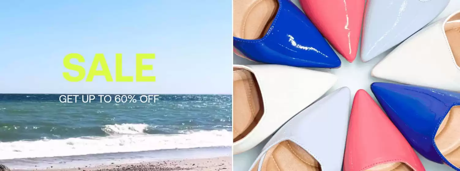 Sale get up to 60% Off!
