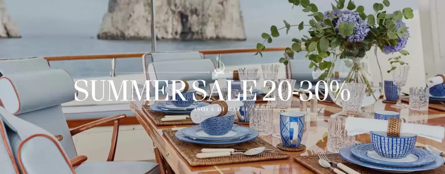 Summer sale 20-30%!