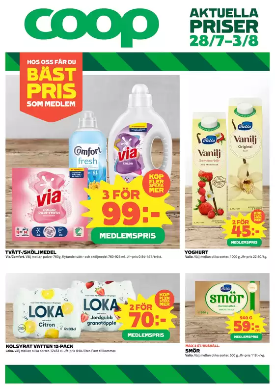 Coop-katalog i Anderstorp | Top-deals och rabatter | 2025-07-28T00:00:00.000Z - 2025-08-03T00:00:00.000Z