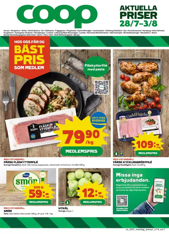 Coop-katalog i Anderstorp | Erbjudanden för fyndjägare | 2025-07-28T00:00:00.000Z - 2025-08-03T00:00:00.000Z