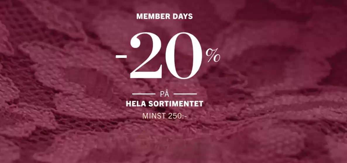 Member days -20%!