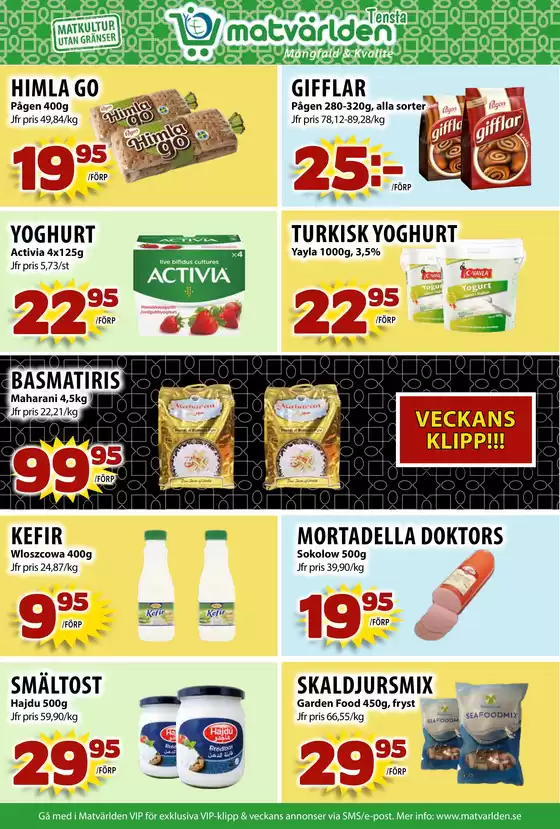 Veckans erbjudanden Tensta! 
