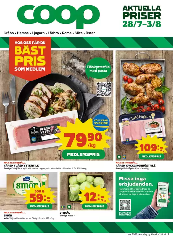 Coop-katalog i Torekov | Upptäck attraktiva erbjudanden | 2025-07-28T00:00:00.000Z - 2025-08-03T00:00:00.000Z