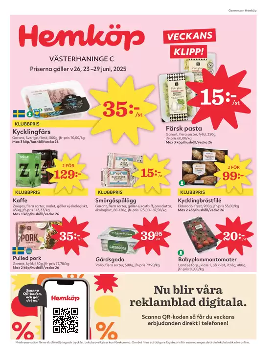 Hemköp-katalog i Bunkeflostrand | Våra bästa erbjudanden för dig | 2025-07-28T00:00:00.000Z - 2025-08-03T00:00:00.000Z
