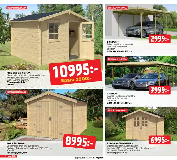 Jem&Fix reklamblad