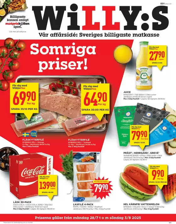 Willys-katalog i Bunkeflostrand | Top-erbjudanden för sparrävar | 2025-07-28T00:00:00.000Z - 2025-08-03T00:00:00.000Z