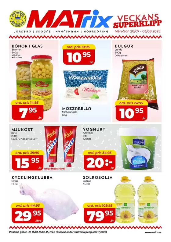 Matrix Butikerna-katalog i Oskarström | Matrix Veckans Annons | 2025-07-28T00:00:00.000Z - 2025-08-03T00:00:00.000Z