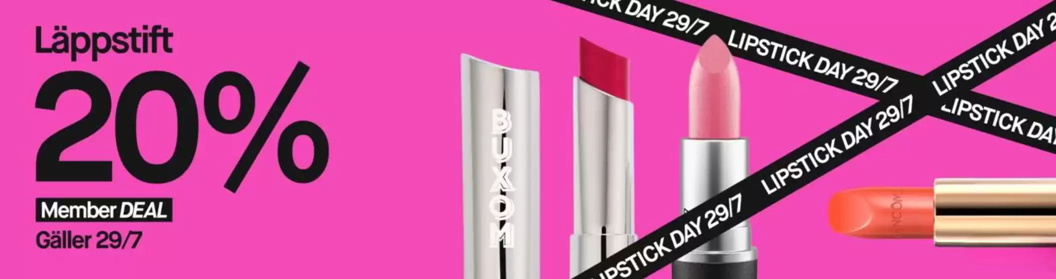 Kicks-katalog i Kalmar | Läppstift 20%! | 2025-07-29T00:00:00.000Z - 2025-07-29T00:00:00.000Z