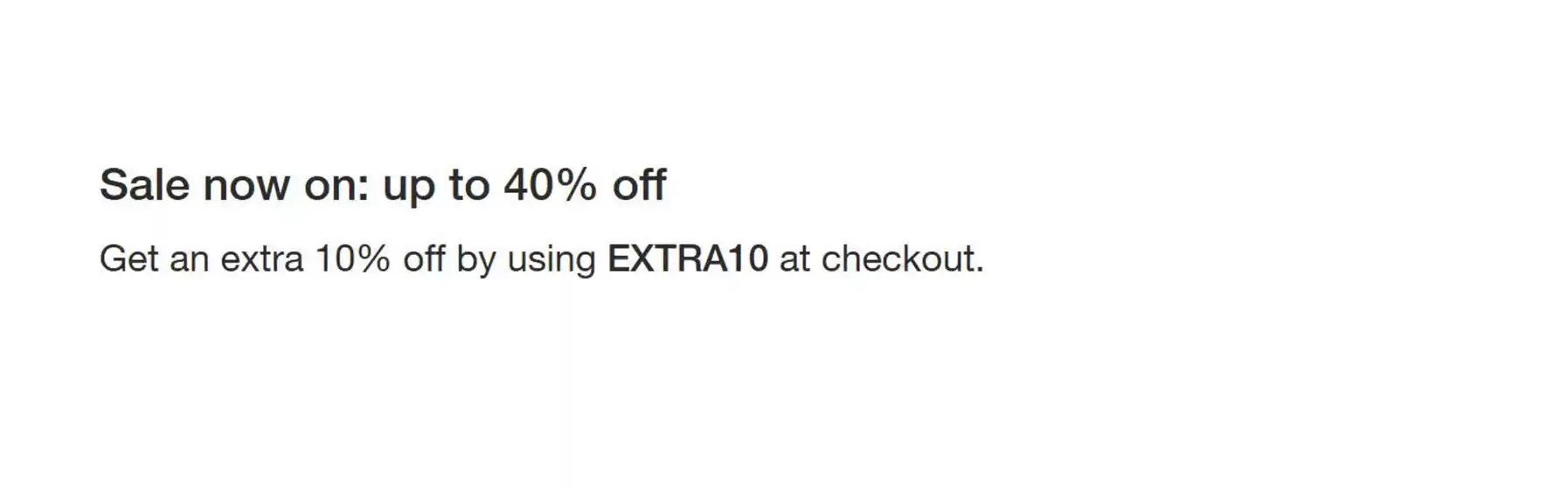 Up to 40% Off!