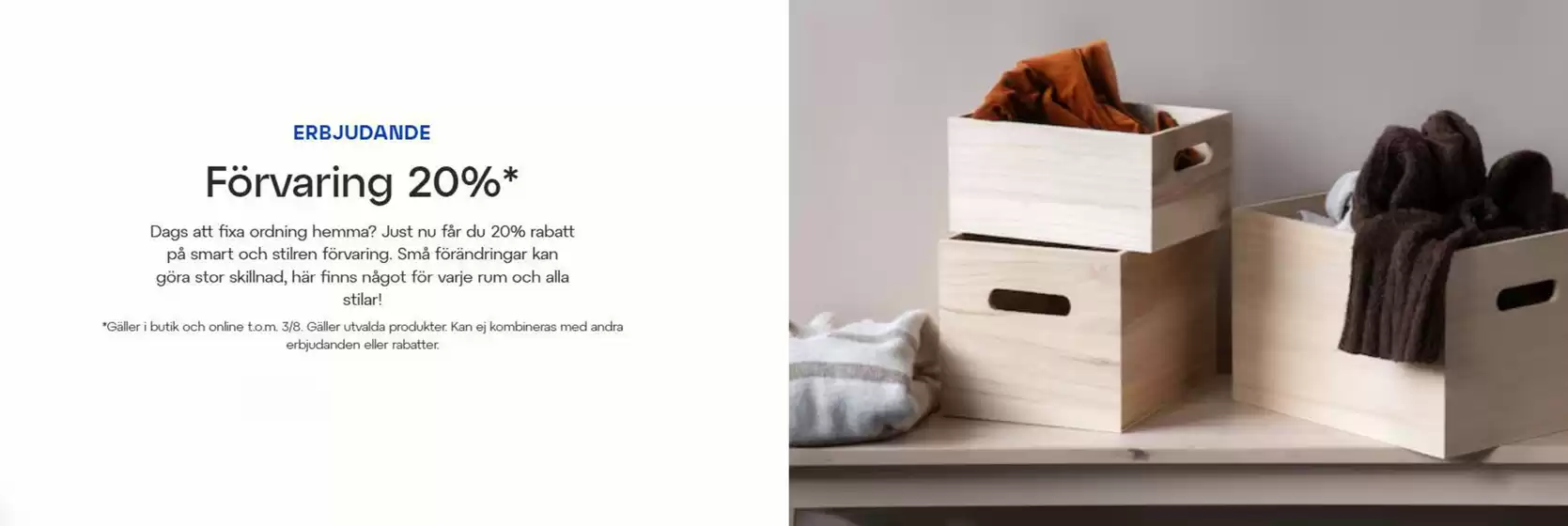 Upp till 20% rabatt!