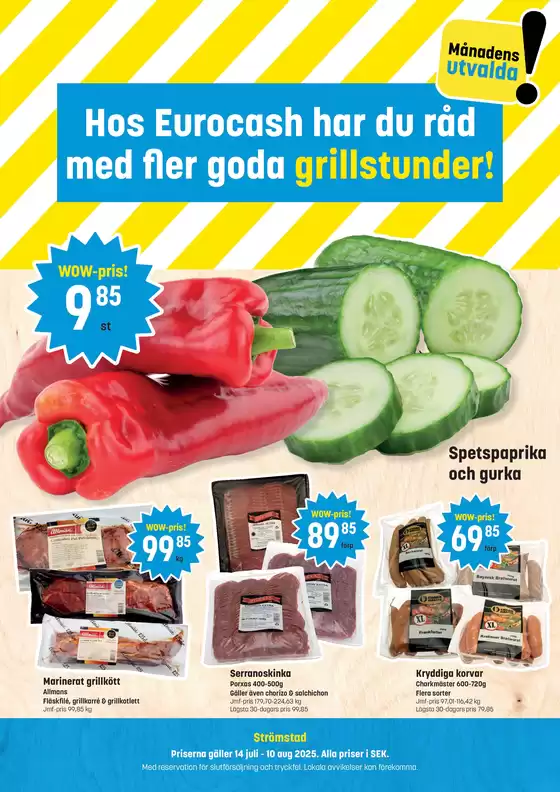 Supergott-katalog i Ystad | Hos Eurocash har du råd med fler goda grillstunder! | 2025-07-30T00:00:00.000Z - 2025-08-10T00:00:00.000Z