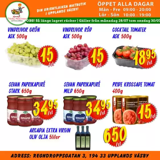 Väsby Matcenter-katalog i Nacka |  Veckans kanonkampanjer är här! | 2025-07-30T00:00:00.000Z - 2025-07-30T00:00:00.000Z