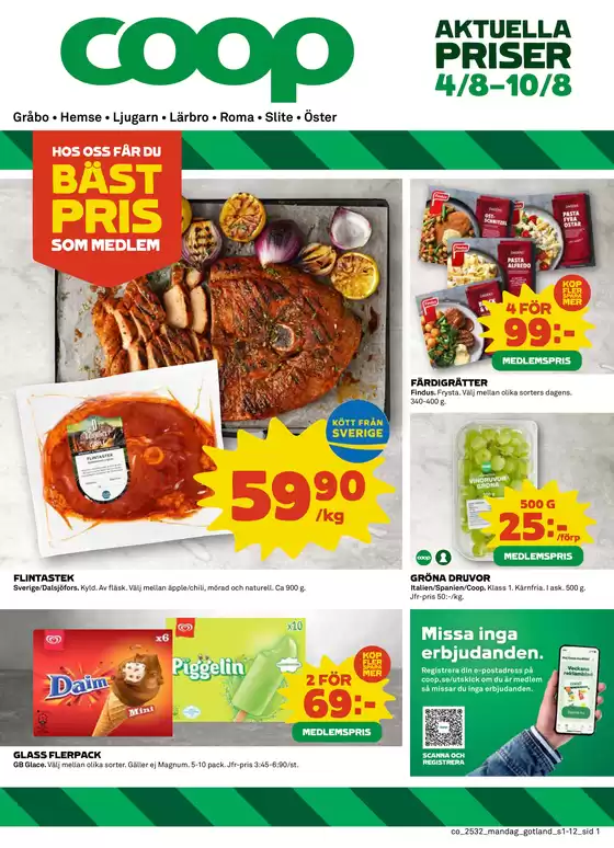 Coop-katalog i Alingsås | Rabatter och kampanjer | 2025-08-04T00:00:00.000Z - 2025-08-10T00:00:00.000Z