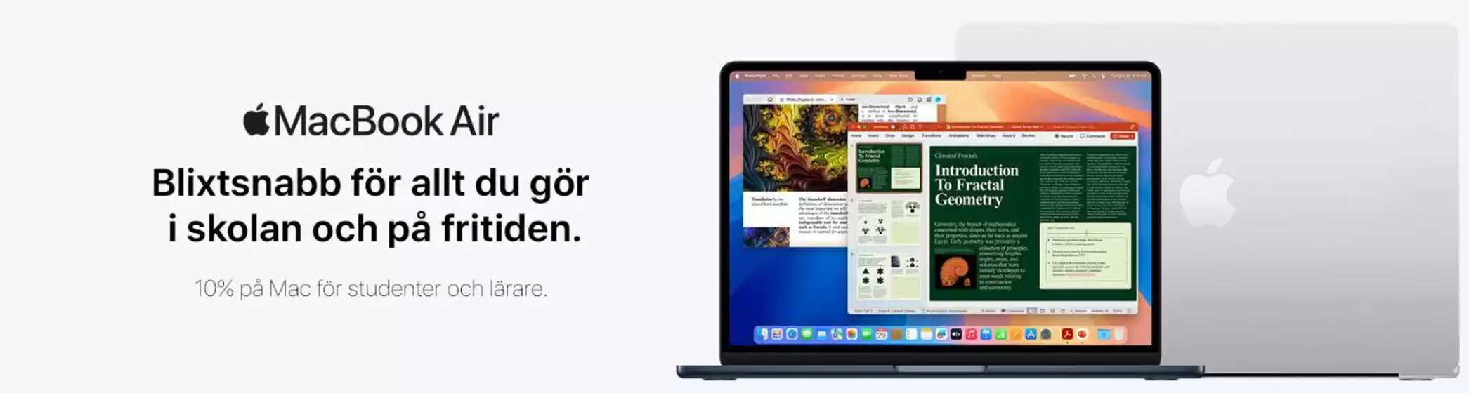 MacForum-katalog i Mölnlycke | 10% studentrabatt på alla Mac! | 2025-07-31T00:00:00.000Z - 2025-08-14T00:00:00.000Z