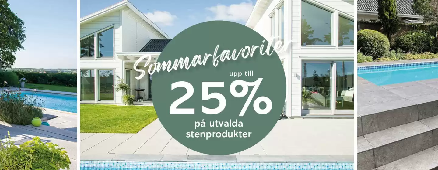 Flisby-katalog i Finspång | Upp till 25% på utvald stenprodukter! | 2025-08-01T00:00:00.000Z - 2025-08-16T00:00:00.000Z