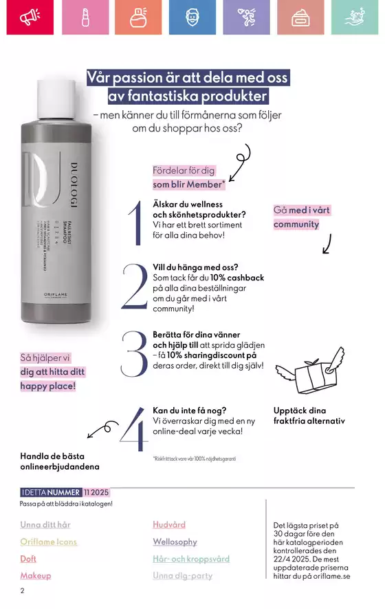 Oriflame reklamblad