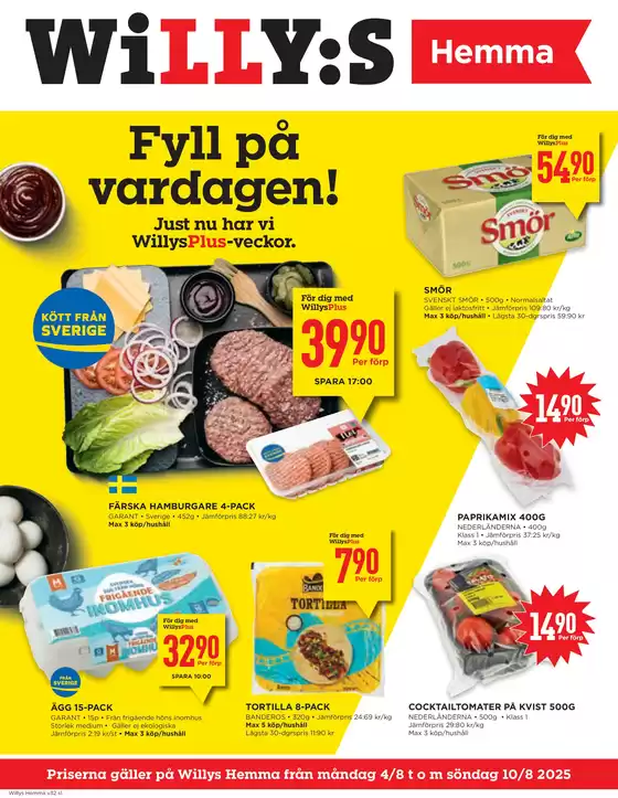 Willys-katalog i Ringarum | Willys Erbjudanden | 2025-08-04T00:00:00.000Z - 2025-08-10T00:00:00.000Z