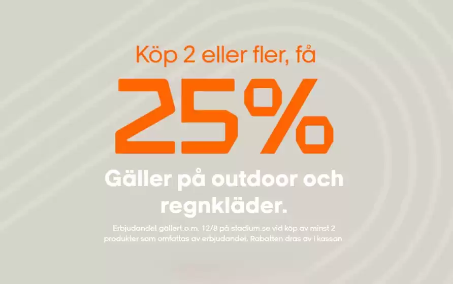 Stadium-katalog i Mjällom | Köp 2 eller flet, få 25%! | 2025-08-06T00:00:00.000Z - 2025-08-12T00:00:00.000Z