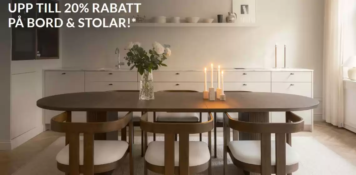 Sleepo-katalog i Kalix | Upp till 20% rabatt på bord & stolar! | 2025-08-06T00:00:00.000Z - 2025-08-21T00:00:00.000Z
