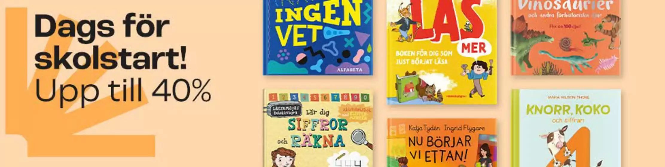 Upp till 40%!