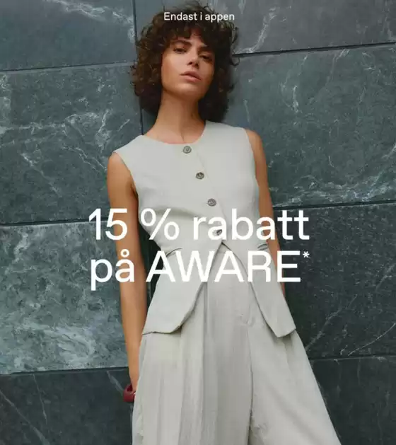 155 rabatt på aware!