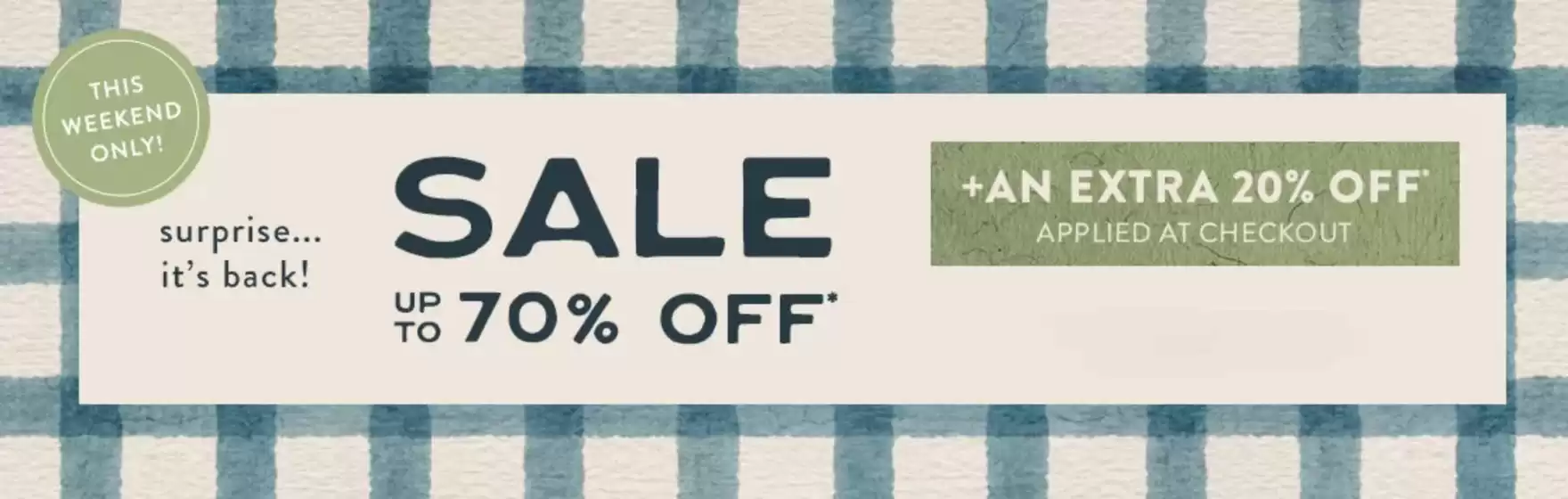 Up to 70% Off!