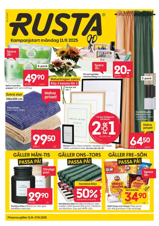 Rusta-katalog i Gustavsberg (Stockholm) | Rusta reklambad | 2025-08-11T00:00:00.000Z - 2025-08-17T00:00:00.000Z
