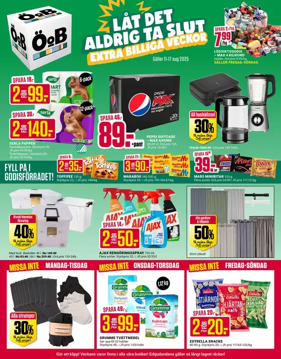 ÖoB-katalog | ÖoB reklambad | 2025-08-11T00:00:00.000Z - 2025-08-17T00:00:00.000Z