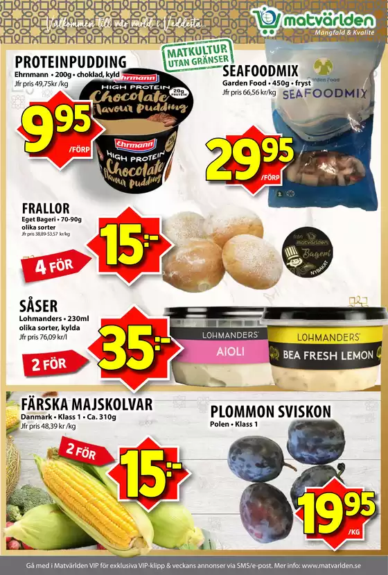Veckans erbjudanden Veddesta!