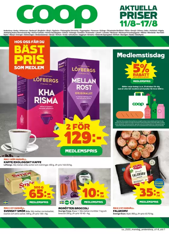 Aktuella specialerbjudanden
