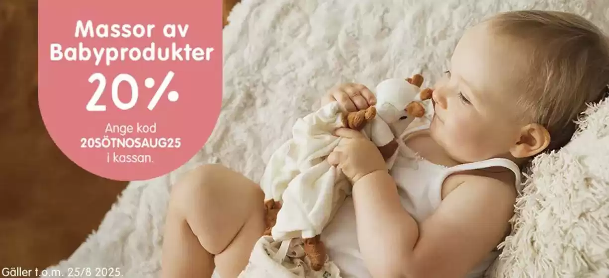 Babyland-katalog | Upp till 20%! | 2025-08-12T00:00:00.000Z - 2025-08-27T00:00:00.000Z