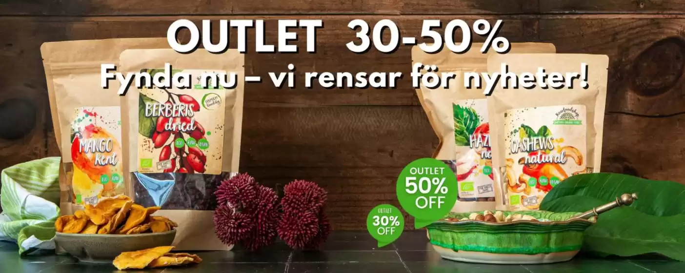 Outlet 30-50%!