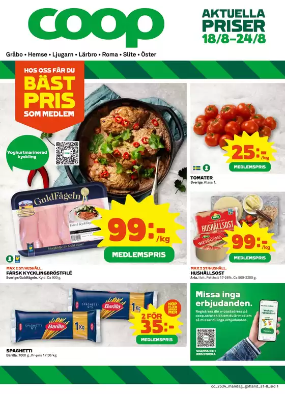 Coop-katalog i Umeå | Aktuella deals och erbjudanden | 2025-08-18T00:00:00.000Z - 2025-08-24T00:00:00.000Z