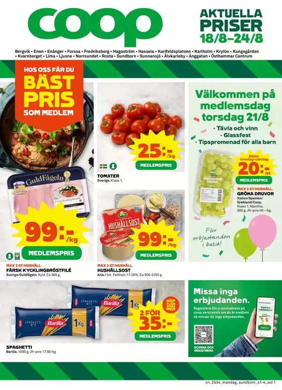 Attraktiva specialerbjudanden för alla