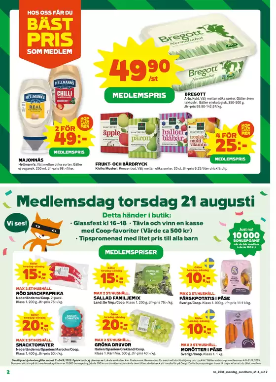 Attraktiva specialerbjudanden för alla