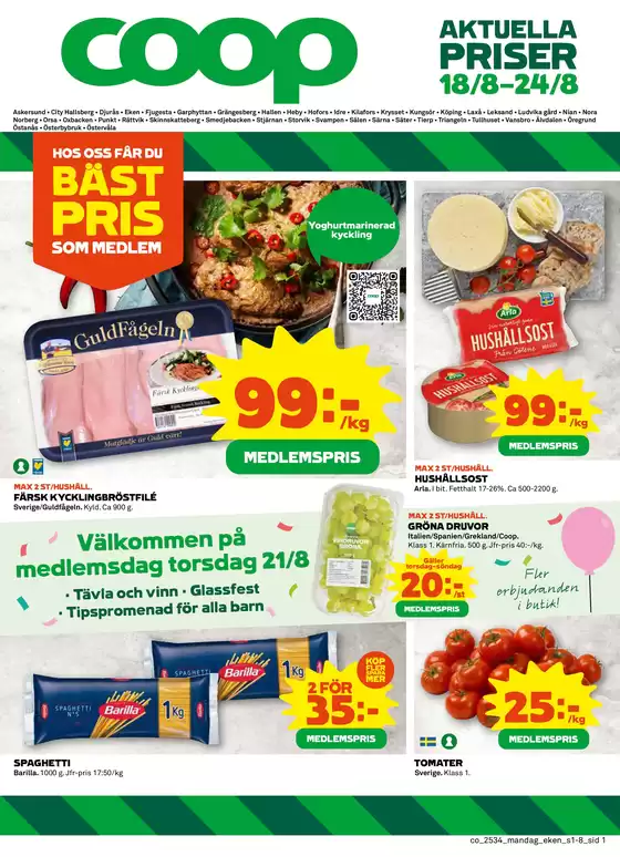 Coop-katalog i Umeå | Specialerbjudanden för dig | 2025-08-18T00:00:00.000Z - 2025-08-24T00:00:00.000Z