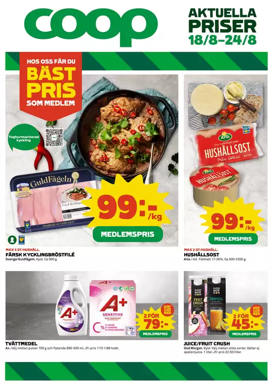 Coop-katalog | Exklusiva deals och fynd | 2025-08-18T00:00:00.000Z - 2025-08-24T00:00:00.000Z