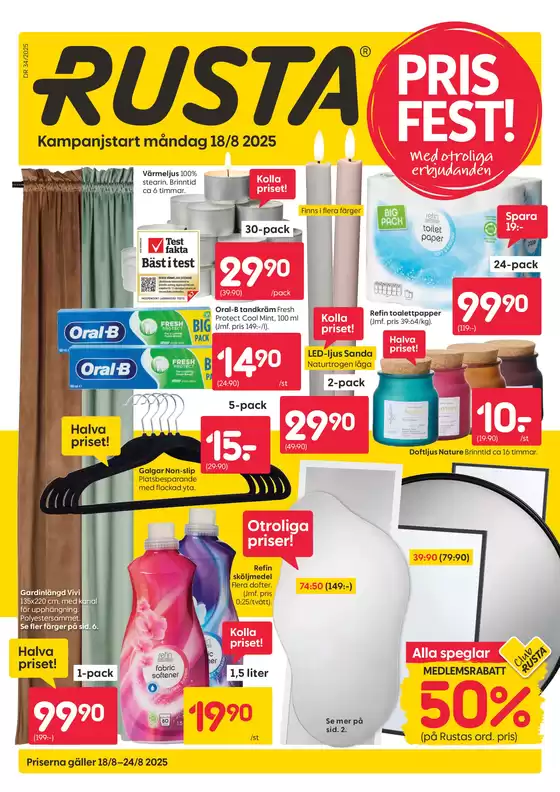 Rusta-katalog i Uddevalla | Rusta reklambad | 2025-08-18T00:00:00.000Z - 2025-08-24T00:00:00.000Z