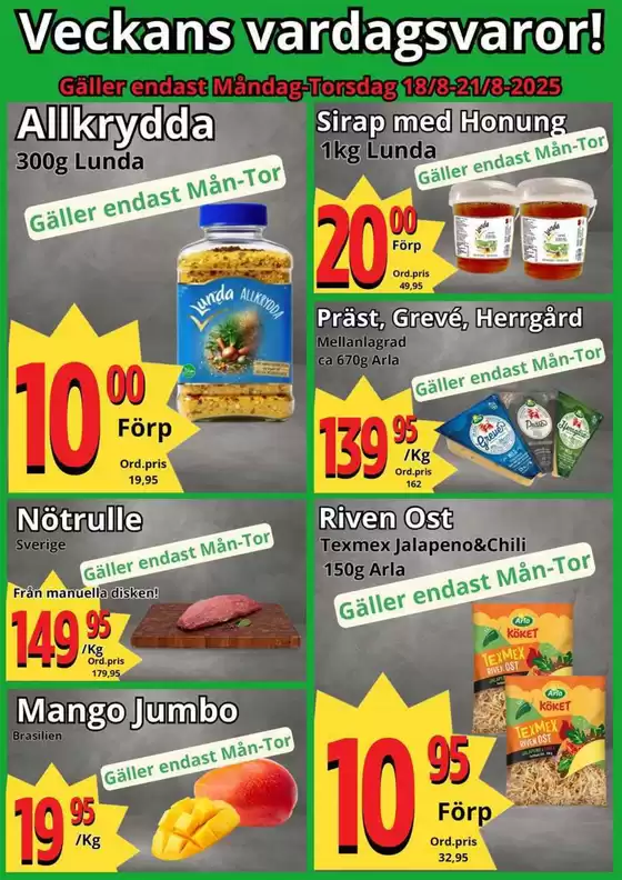 Veckans erbjudande!
