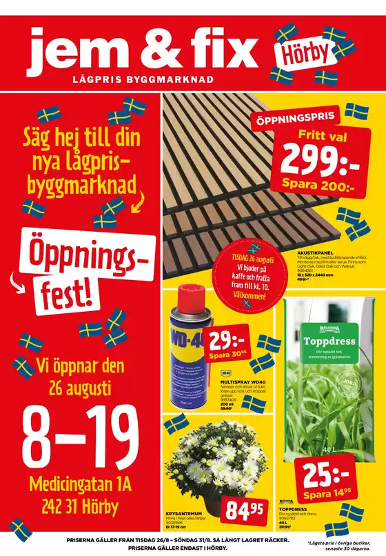 Jem&Fix reklamblad